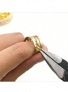 1set Of Boxed Split Jump Rings In 3mm, 4mm, 5mm, 6mm, 7mm, 8mm, And 10mm, 8 Colors, For Diy Jewelry Making And Connector Finding