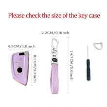 1 件汽车标志挂绳，适用于带钥匙带的 TPU BMW 汽车钥匙包 - 耐用设计，方便的钥匙包适合 BMW 2/3/5/6/7 系列、X1 X2 X3 X5 X6 - BMW 爱好者的理想选择 - 均碼 - 查看 7