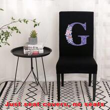 Capas para cadeiras Capas elásticas antiderrapantes universais Capas elásticas para assentos de cadeiras Capas removíveis e laváveis, capas para assentos de cadeiras de cozinha Protetores adequados para salas de jantar Salas de estar, restaurantes, escritórios, hotéis, organizadores de banquetes Armazenamento Bolsa de armazenamento Organização