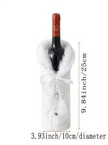 Capa para garrafa de champanhe e vinho de Natal, para decoração de casa em festas de fim de ano, presente para amantes de vinho, conjunto de viagem para garrafas à prova de vazamento, capa para garrafa de viagem, adequada para aeronaves, carros, navios de cruzeiro - adequada para garrafas comuns, sem eletricidade - perfeita para Halloween, Ação de Graças, Dia dos Namorados, cerimônias de formatura