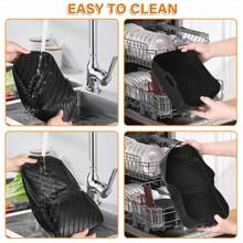 2 jeux de tapis de friteuse à air en silicone pour friteuse à tiroir flexible, accessoires de friteuse à air AF500UK réutilisables, 1x10,4L et 2x5,2L
