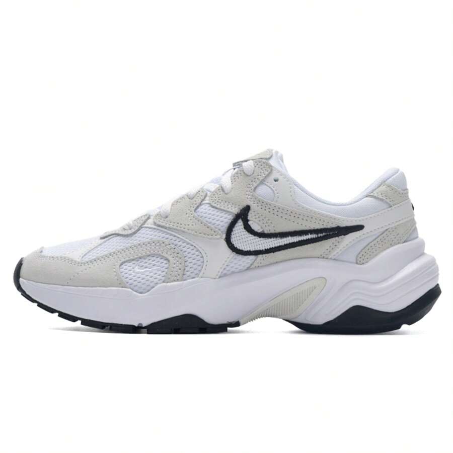Zapatillas NIKE AL8 para mujer, cómodas y versátiles, de caña baja, transpirables, ligeras, deportivas, informales, para papá - gris+blanco - Ver 1