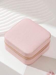 1 件便携式珠宝盒，珠宝收纳展示盒 - 彩色 - 查看 2