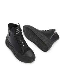 Botas cortas negras casuales para mujer, uso diario con cremallera lateral, versátiles y planas, tallas grandes
