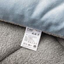[Overseas Full Size] 1Pc Super Soft Plush Quilt Duvet Insert, Suitable For Bedroom, Dormitory, Intimate And Warm In Autumn/Winter - Baby Blue - View 8