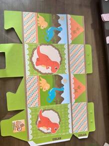 Kit 10 Dinobaby Milk Boxes - 綠色 - 查看 1