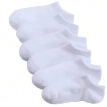 Kit 12 Pairs Of Men's And Women's Unisex Sock Socks - 白色 - 查看 4