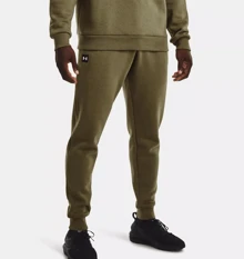 Under Armour Rival Fleece Jogpant - Olive Green - View 1
