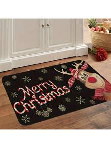 1 tấm thảm tuần lộc, đồ trang trí Giáng sinh vui vẻ/đồ trang trí Giáng sinh, thảm chùi chân chủ đề lối vào sáng tạo, thảm dày chống trượt, họa tiết máy bay, thảm chùi chân thiết kế hoài cổ, quà tặng cho ông bà, thích hợp cho lối vào, nhà bếp, hành lang, phòng ngủ, dễ vệ sinh - Nhiều màu - Xem 6