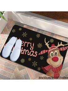 1 tấm thảm tuần lộc, đồ trang trí Giáng sinh vui vẻ/đồ trang trí Giáng sinh, thảm chùi chân chủ đề lối vào sáng tạo, thảm dày chống trượt, họa tiết máy bay, thảm chùi chân thiết kế hoài cổ, quà tặng cho ông bà, thích hợp cho lối vào, nhà bếp, hành lang, phòng ngủ, dễ vệ sinh - Nhiều màu - Xem 4