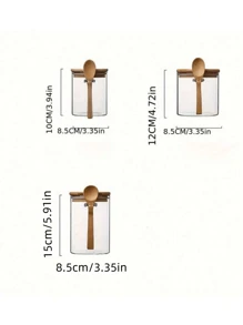 Hộp đựng hạt cà phê, hộp đựng kín đựng bột cà phê, lọ thủy tinh để đựng và sắp xếp cà phê và đường viên, trang trí nhà cửa, quà tặng Giáng sinh, quà tặng gia đình, trang trí phòng - Nhiều màu - Xem 13