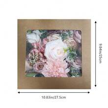 1set Artificial Rose Flower Arrangement Mixed With Silk & 30 Stems Faux Greenery Diy Wedding Arch Bridal Bouquet Party Wall Home Decor Holiday Decoration - Baby Pink - View 2