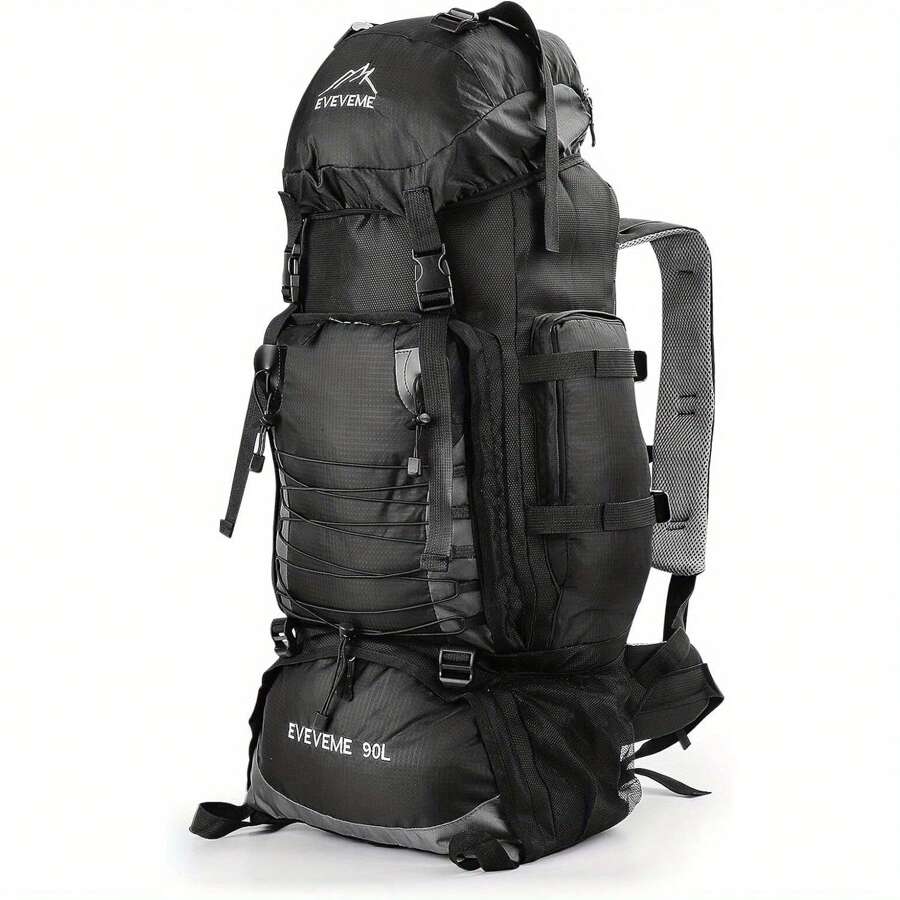 Hiking Backpack 90L Large Capacity Trekking Rucksack Waterproof Hiking Rucksack Travel Bag Lightweight Outdoor Camping Daypack For Men Women Climbing Touring - Variant1 - View 1