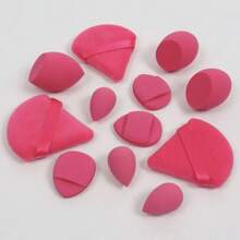 Kit 12 Multifunctional Makeup Sponges 024-146 - 玫紅色 - 查看 3