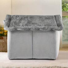 40*38*35CM Pet Cat Kitten Dog Beds Fleece Bed Pyramid Cozy Washable Warm House Cave