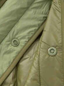 Balabala Boys' And Girls' Down Vest Warm For Autumn/Winter - Army Green - View 10