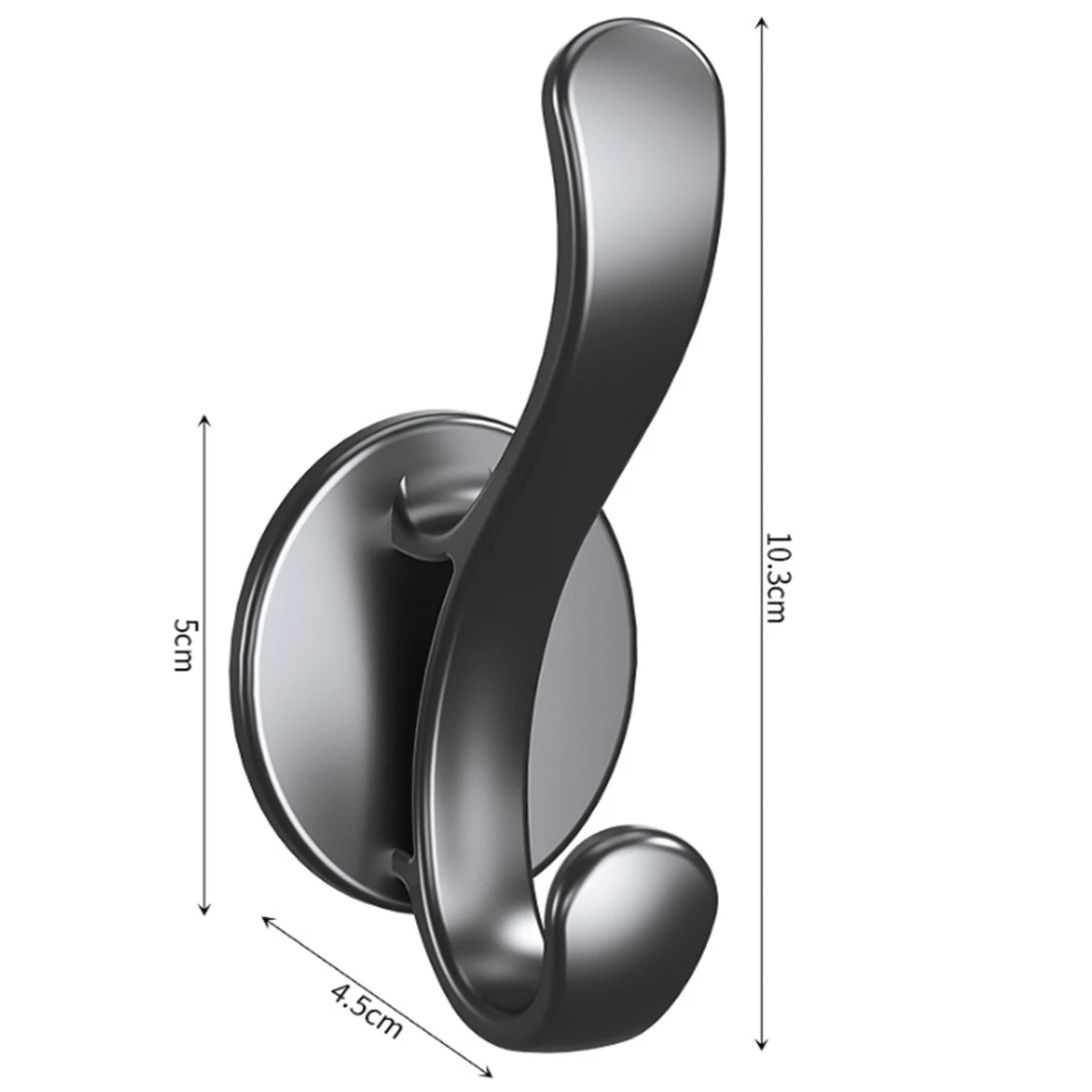 NoDrill Adhesive Wall Hook, For Kitchen, Bathroom, Closet,