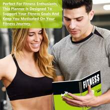 Diario de Fitness - Planificador y rastreador de ejercicios A5 para hombres y mujeres | Libro de registro para entrenamientos en el gimnasio y el hogar | Seguimiento del progreso de los ejercicios diarios para la salud y la pérdida de peso | Logre sus objetivos de bienestar, útiles escolares, vuelta al colegio