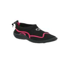 Trespass Adults Unisex Paddle Aqua Swimming Shoe (Black/Raspberry) - Black - View 1