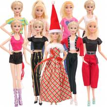 娃娃服装套装包括衣服、鞋子、配饰、羊毛外套和运动服、羊毛套装、背包、手提包、皇冠、高跟鞋、平底鞋和凉鞋，适合 11.5 英寸娃娃（无娃娃） - 11.5吋娃娃配件 - 查看 1