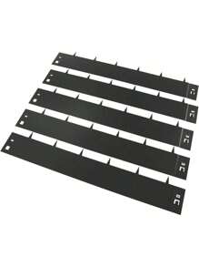 ZhdnBhnos LINSIE 16ft Steel Landscape Edging Heavy Duty Lawn Border Edge Backyard Barrier For Gardens, Paths, Lawns, Outdoor Patios (Black) The Best Gift/Present For Family&Friends Happy Christmas - 黑色 - 查看 5