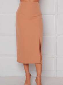 conjunto Feminina blusa com saia - Damasco - Visão 10