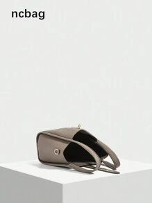 2 chiếc túi xách da PU trơn màu cho nữ, túi đeo chéo vai khóa xoắn, đựng vừa điện thoại và ví, thích hợp cho phụ nữ trưởng thành, quà tặng cho ngày hẹn hò - Nhiều màu - Xem 8