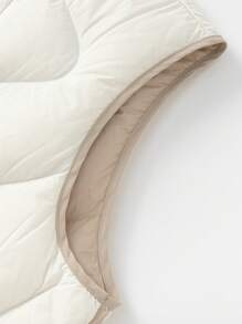 Balabala Boys' And Girls' Down Vest Warm For Autumn/Winter - White - View 8