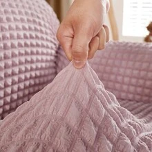 1 Vỏ bọc ghế sofa thiết kế váy co giãn cao có họa tiết bong bóng - Thích hợp cho bốn mùa - Có chức năng bảo vệ thú cưng và chức năng lắp đặt dễ dàng - Hồng - Xem 9
