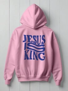 Sweatshirt Jesus Savior Messiah Creator Jesus Great  2243 Fluxo Fx - 淺粉色 - 查看 1