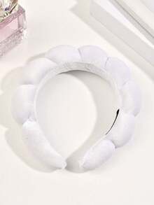 Băng đô spa cho phụ nữ phồng, Băng đô trang điểm dạng bọt biển, Băng đô chăm sóc da Versed, Băng đô bọt để rửa mặt, Băng đô vải bông cho bé gái tắm - Nhiều màu - Xem 5