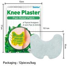 12pcs/Set Knee Patch, Joint Care Patches With Breathable And Heat Therapy Feature - Multicolor - View 15