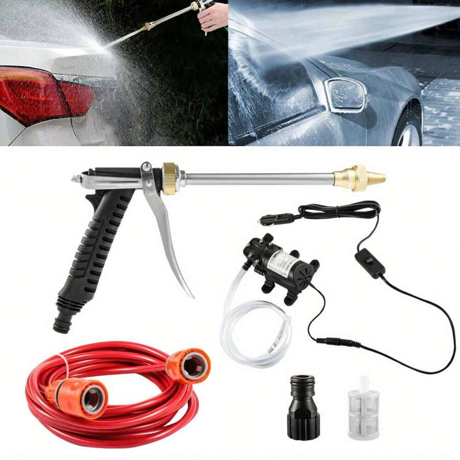 100W 8L/Min Water Pump High Pressure Car Washers Water Pump Jet Wash Cleaner Kit - Variant1 - View 1