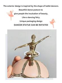 50ML/1.7FL.OZ 1 Piece Ballet Dancer Perfume, Fresh Floral&Fruity Notes For Women, Peach, Rose, Lemon, Blackcurrant, Amber Notes, Gift Set Eau De Toilette Spray For Women, Ideal Holiday Gift - 新鮮果香 - 查看 4