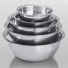Kit Set Of 5 Stainless Steel Bowls Kitchen Basin Salad Bowl Meal Preparation Food Storage 400 To 1800ml