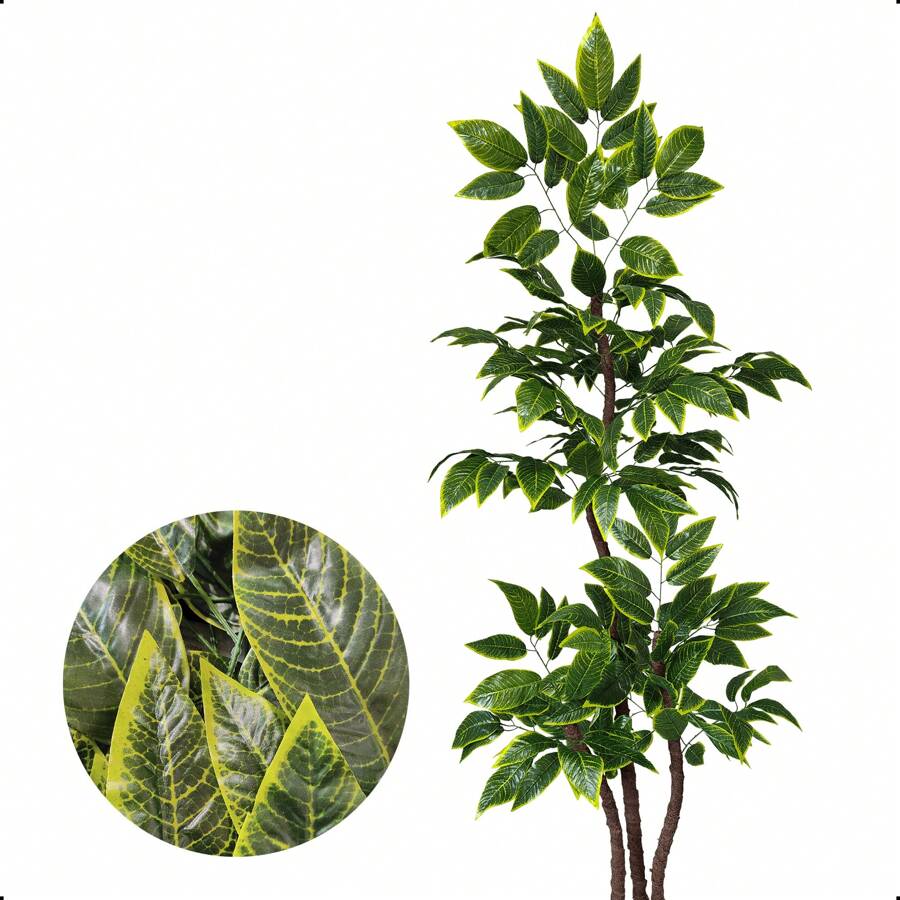 Little Lie Flower Large Artificial Brazilian Tree Without Vase Decoration - 綠色 - 查看 1