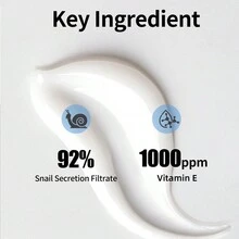Youbuy 50g - Kem dưỡng ẩm mặt chiết xuất từ 92% dịch nhầy ốc sên, nuôi dưỡng, cấp nước, làm săn chắc da chảy xệ - Bạc - Xem 3