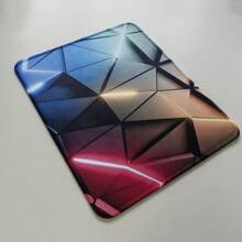 FoBianJie Cool Geometric Stripes Keyboard Mouse Pad Desk Mat, 3D Gaming Mouse Pad For Living Room And Bedroom, Home Decor For Gamers, Gift Mouse Pad With Non-Slip Rubber Base Back To School