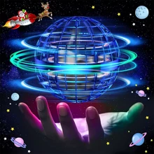 NetHong Pro Flying Ball Space Orb Magic Mini Drone UFO Boomerang Toy Gifts - Blue - View 4