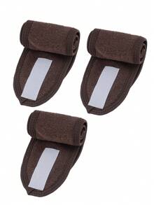 3 件装柔软有弹性发带，适合洗脸、化妆和瑜伽 - 舒适防滑女士头带 - 彩色 - 查看 12