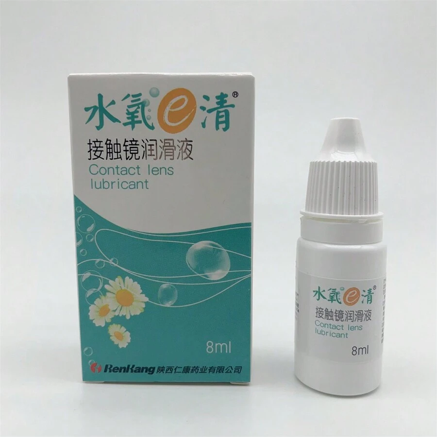 1pc 8ml Contact Lenses Lubricating Solution, Moisturizes Eyes And Maintains Lubrication