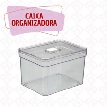 Kit 3 Rectangular Tall Food Storage Organizers With Lid - 無色 - 查看 5