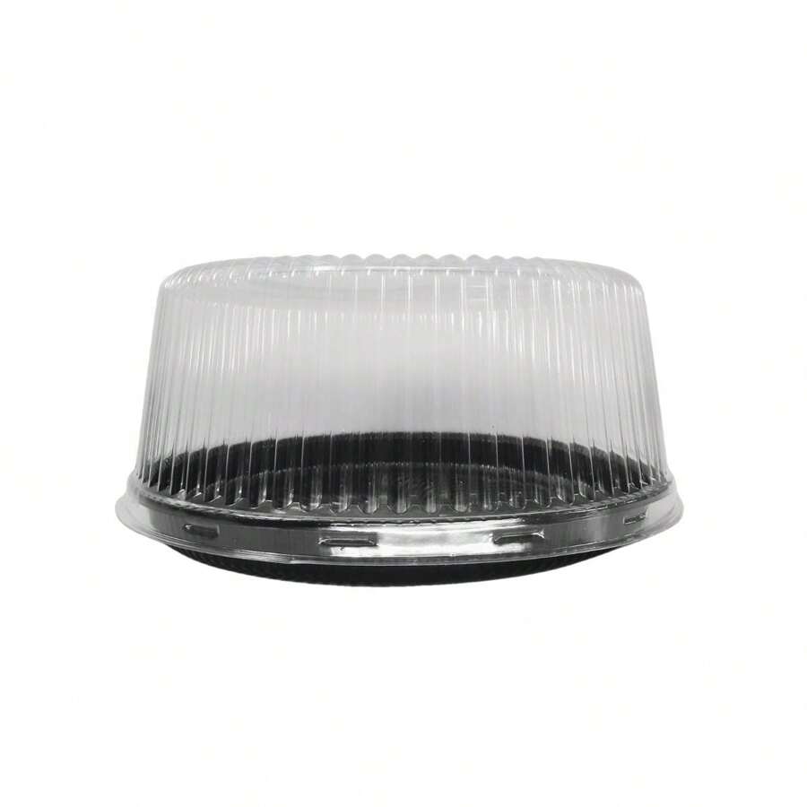 10 Units Packaging Cake Stand P56MA / G56MA Round (Diameter 25 X Height 13 Cm) - 黑色基地 - 查看 1