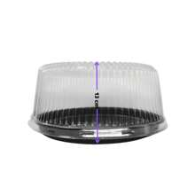10 Units Packaging Cake Stand P56MA / G56MA Round (Diameter 25 X Height 13 Cm) - 黑色基地 - 查看 2