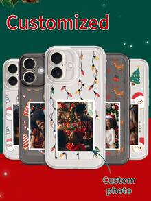 1pc Customized TPU Space Style Phone Case Compatible With Apple IPhone 16 Pro Max / Samsung Galaxy S24 Ultra And Other Models