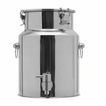 2.64 Gal 10L Beverage Dispenser W/ Spigot Beverage Carrier 304 Stainless Steel - Silver - View 5