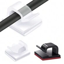 20 chiếc kẹp đèn Giáng sinh, móc treo đèn dây ngoài trời, móc treo dây dính, giá đỡ dây dính để treo đèn Giáng sinh, cáp treo tường, đèn dây trang trí - Nhiều màu - Xem 1