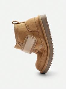 Balabala Kids Snow Boots Children's Hook And Loop Winter Boots 2024 New Thickened Short Boots