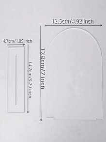 1set Transparent Party Direction Signs - Clear - View 3