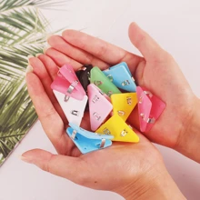 Creative Multi-Function Book Anti-Roll Folder Student Test Paper Triangle Folder File Note Folder Corner Folder Bill Folder - Multicolor - View 1